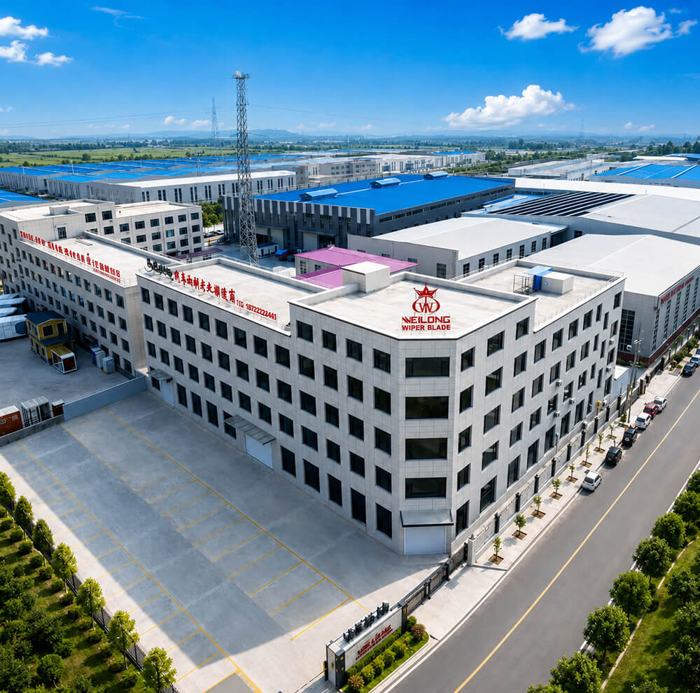 Aerial view of Weillong wiper blade factory for B2B supply