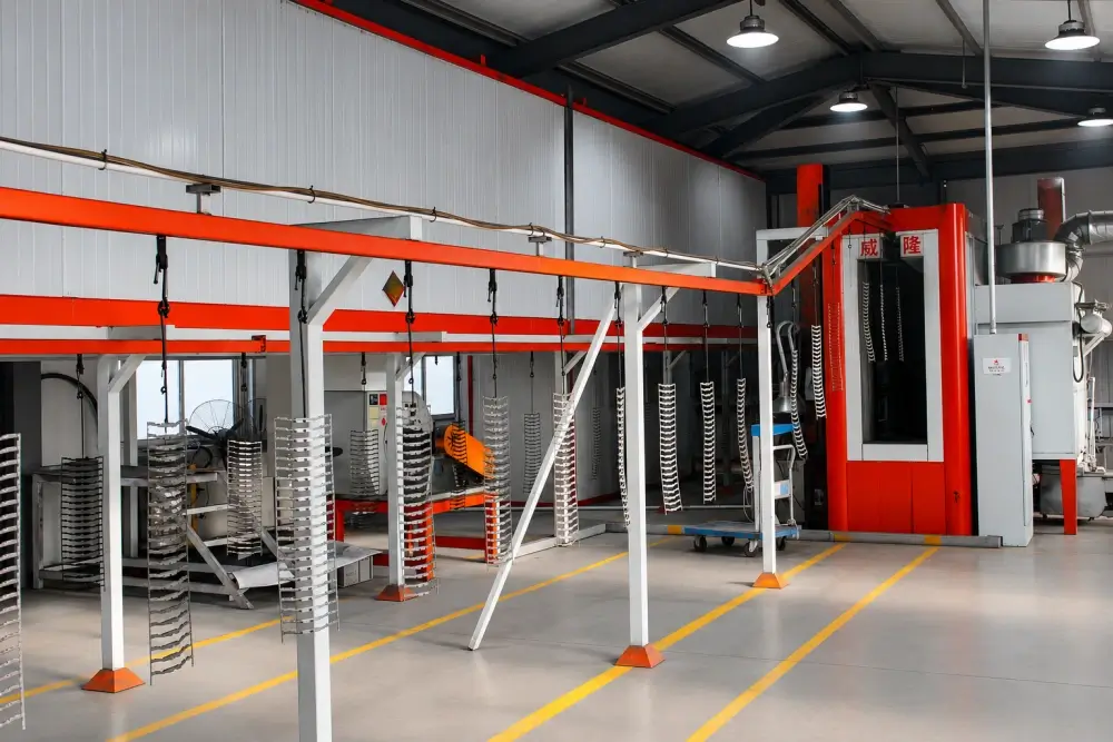 Home 8 Automated wiper blade manufacturing line with robotic production equipment