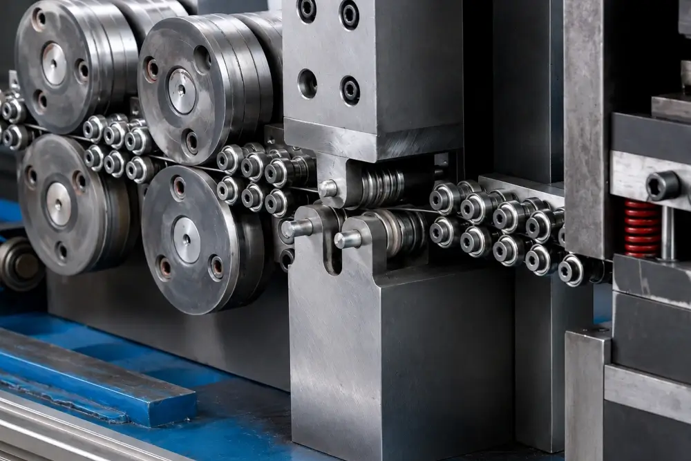 Home 11 Automated wiper blade manufacturing line with robotic production equipment