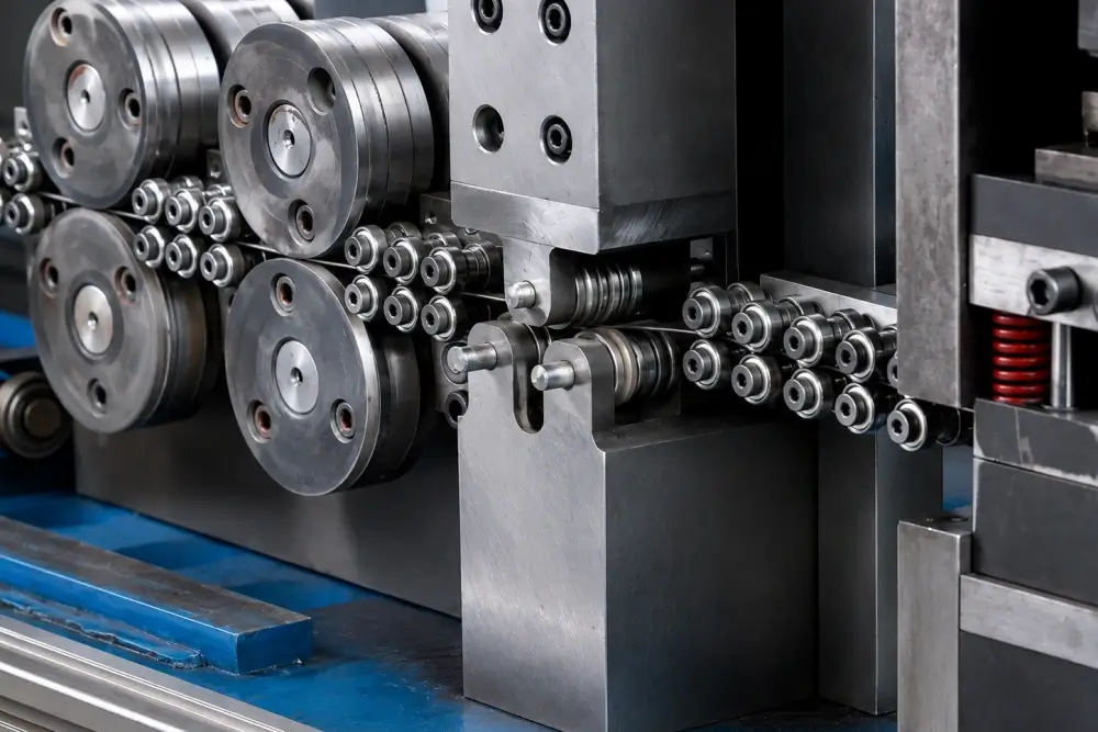 Home 13 Automated wiper blade manufacturing line with robotic production equipment